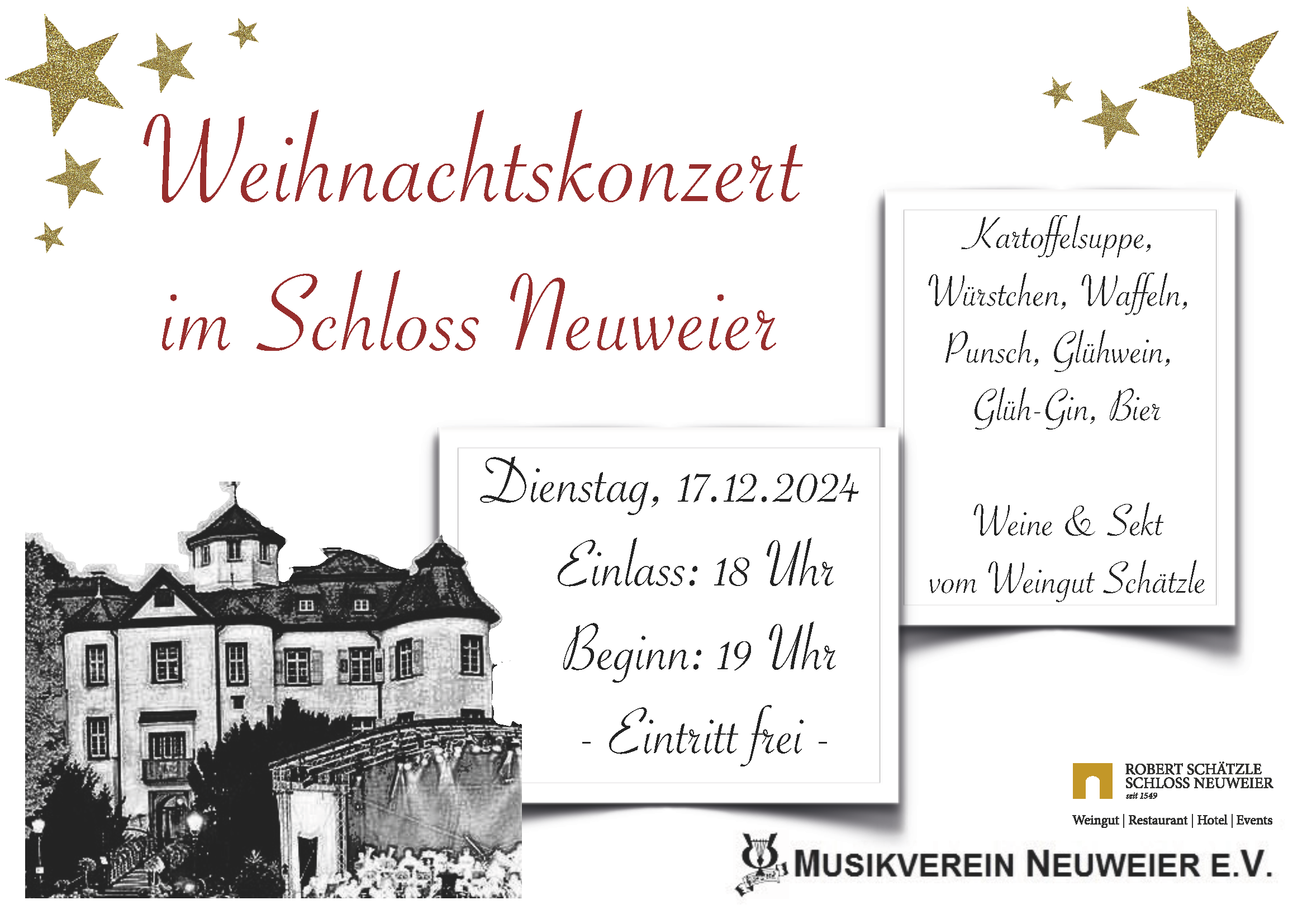 2024 Weinhnachtsdkonzert Plakat