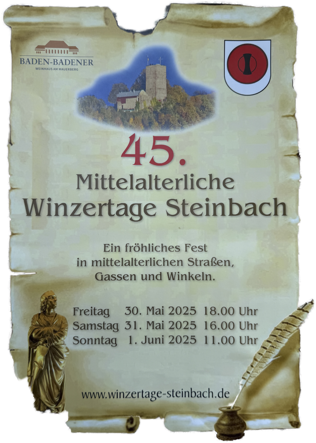 2025 Winzertage Plakat