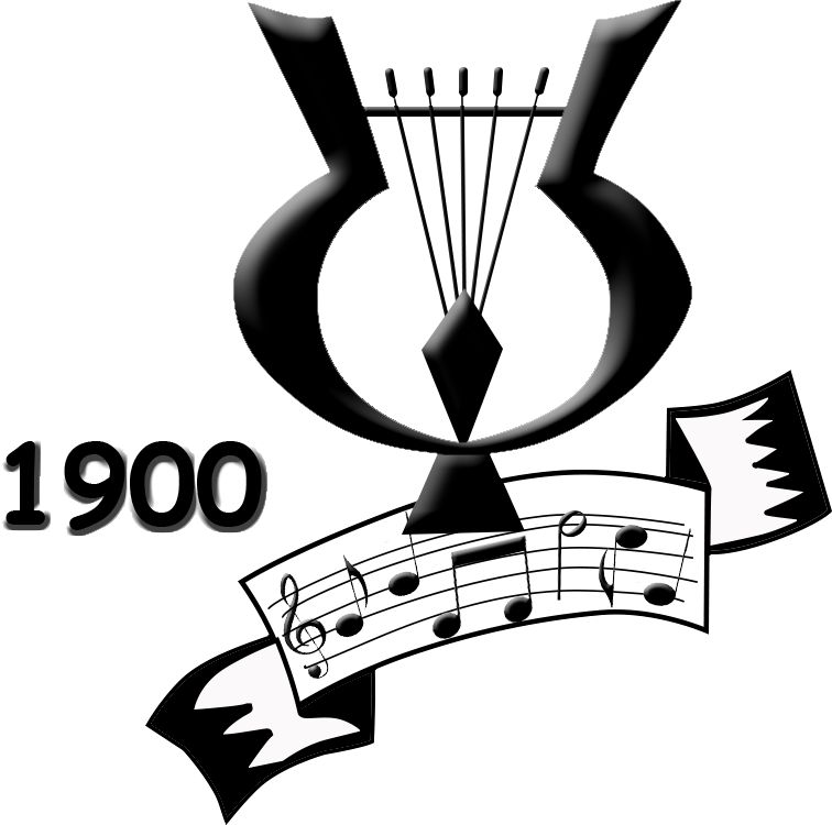 Logo Musikverein 1900 erhaben